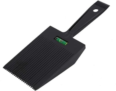 Haarsnijchar comb met waterpas en dubbele kam voor het stijlen van haar
