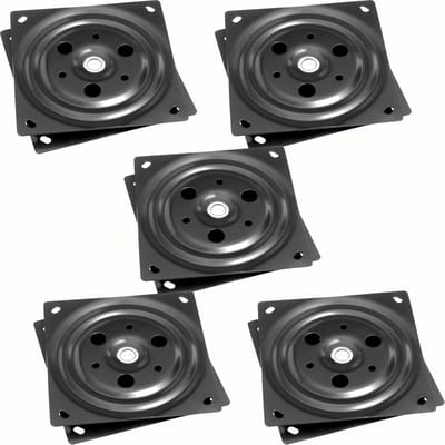 5 stuks Draaibeslag 360° Draaischijf voor schroeven draaiplateau voor zware lasten 171 x 171 Draaiplateau voor houten platen, tafelbladen van SOTECH