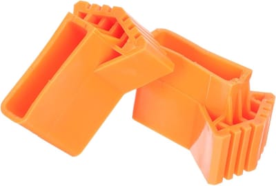 Ladder Voetkussens - Ladderdoppen Rubber - Veiliger Werken - Optimale Grip - 2 Stuks 9x6.5cm - Oranje