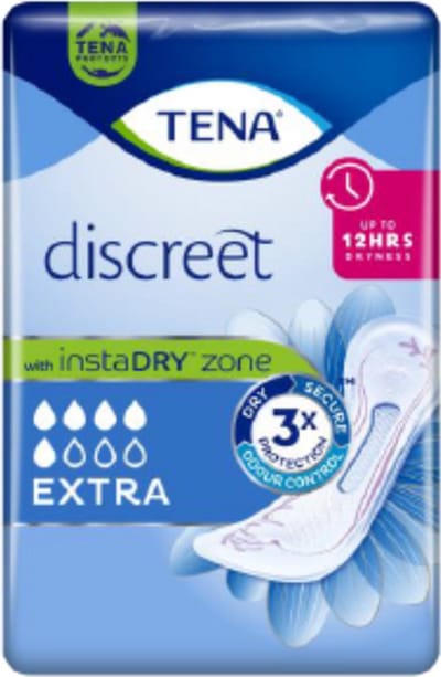 TENA Discreet Extra, 20 stuks . Voordeelbundel met 5 verpakkingen