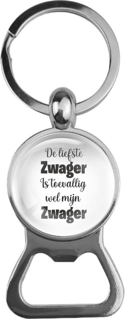 Bieropener Glas - De Liefste Zwager Is Toevallig Wel Mijn Zwager