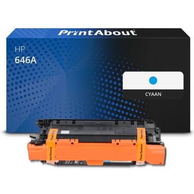 PrintAbout huismerk Toner 646A (CF031A) Cyaan Geschikt voor HP