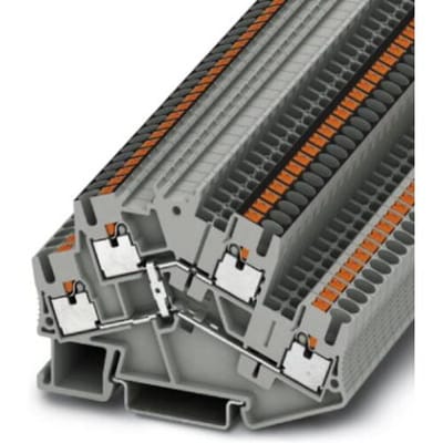 Phoenix Contact 3210211 Klem 2-etages 5.2 mm Snelaansluiting Grijs 50 stuk(s)