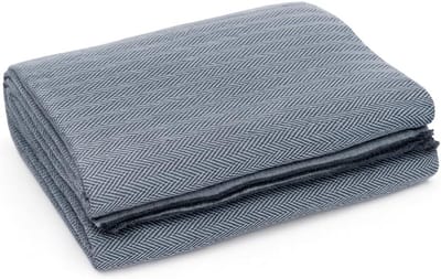 XXL Jacquard Sprei 230x285 cm Katoen - Multi-functioneel als Bedsprei, Banksprei of Plaid - Grijs