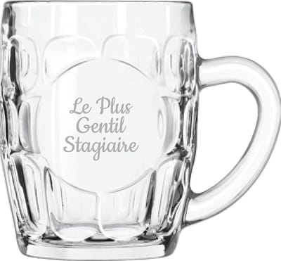 Bierpul gegraveerd - 55cl - Le Plus Gentil Stagiaire
