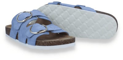 Leren mules met juweeldetail voor dames s.Oliver