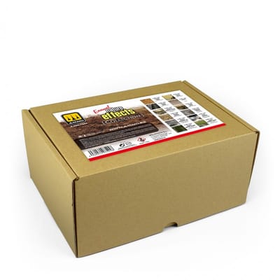 AMMO by Mig Jimenez Modelbouwdecoratie - MIG 7544 AMMO Collections - Enamel Natuur Effecten - 12 stuks á 35ml Effecten set