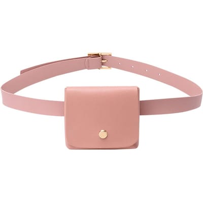 Dames Heuptas Leer Fanny Pack Mini Riemtas Crossbody Tassen Mode Exquise Boodschappentas beige