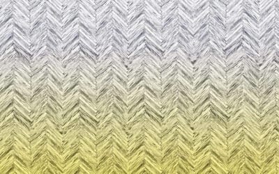 Fotobehang - Herringbone Yellow 400x250cm - Vliesbehang