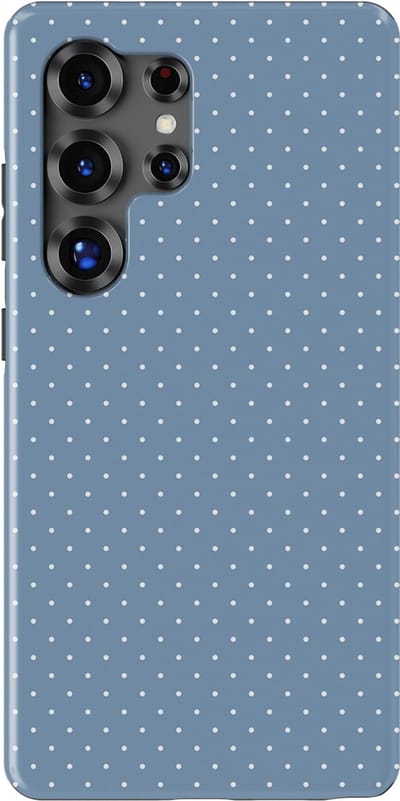 Micro Dots Tough Hoesje Samsung Galaxy S25 Ultra | Geschikt Voor Mag | Stippen Motief Backcover Samsung Galaxy S25 Ultra Sky Spark