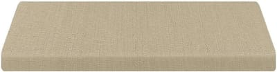 Bankkussen Antislip - Zitkussen Bank - Buiten Zitten - Ademende Linnen Stof - 80 x 14 x 2 inch - Beige
