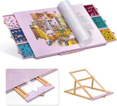 Puzzeltafel - Puzzelmat - Puzzelmap - Puzzelbord - Roze