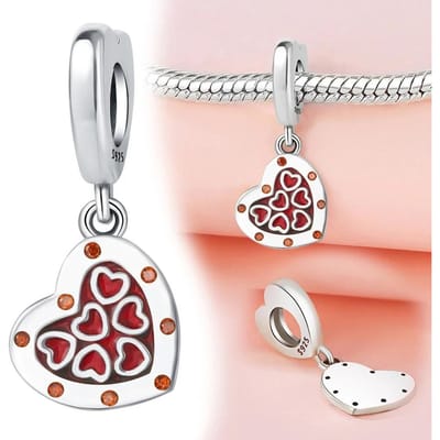 Koper Rood Liefde Goud Kleurig Envelop Post Hanger Geschikt Voor Originele Dames Armband Handgemaakt DIY Fijne Sieraden Item Maken Cadeau Idee