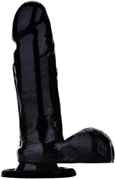 Being Fetish - TPR Dildo 16,5 cm – Zwart
