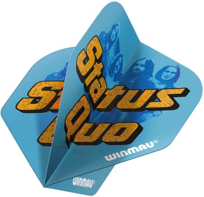 Winmau Rock Legends Status Quo - Blue - Dart Flights