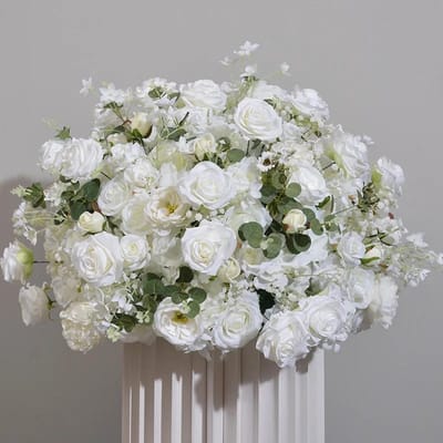 Bruiloft tafeldecoratie bal kunstbloemstuk podium vloerbloemen bruiloftsdecoratie wegwijzer 50cm
