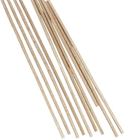 Rayher hobby knutselhoutjes - 25 x 0,5 cm - 40x stuks - naturel - knutselstokjes rond