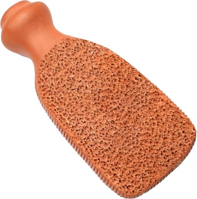 2-zijdige Terracotta Puimsteen voor Voeten en Handen - Eeltverwijderaar en Huidverzorging