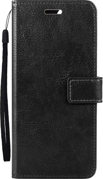 Hoes - Met Pasjeshouder - Geschikt voor OnePlus Nord CE4 - Luxe Bookcase Portemonee - Flip Case - Kunstleer Book Case - Flipcase - Book Cover - Walletcase - PortemonneeHoes - Zwart