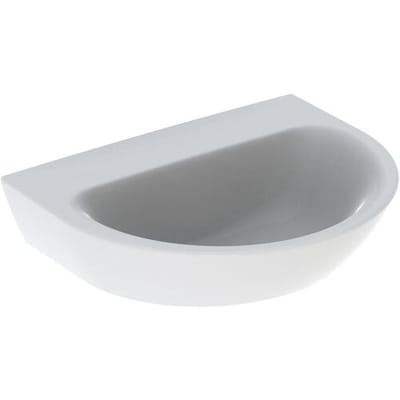 Geberit Renova hand wash basin 50 x 40 cm without tap hole without overflow 500.577.01.1
