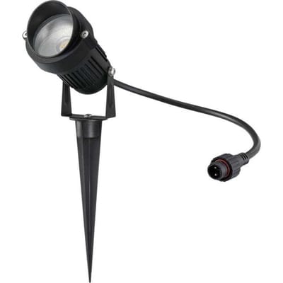Sygonix SY-6612934 LED-tuinlamp LED LED 1 W Zwart