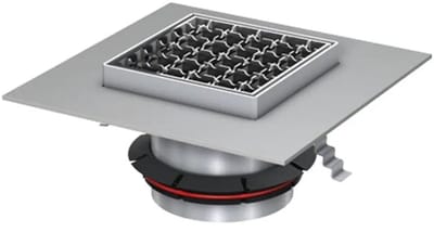 ACO Opzetstuk Variant-CR/flens bes. V2A/antislip/rooster V2A los ingelegd, 9579.60.92