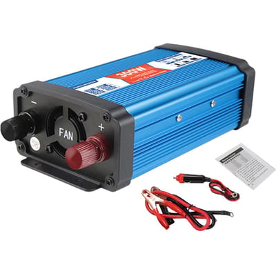 Onduleur solaire à onde sinusoïdale 500W DC 12V à AC 100V-120V, double Port USB avec 300w 12V to AC 100V-120V blue