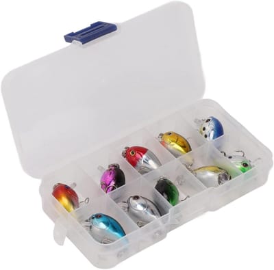 Kunstaas Set - Vliegvis Lokaas - Vissen Vangen - Scherpe Naaldpunten - 10 Stuks - Gemengde Kleuren