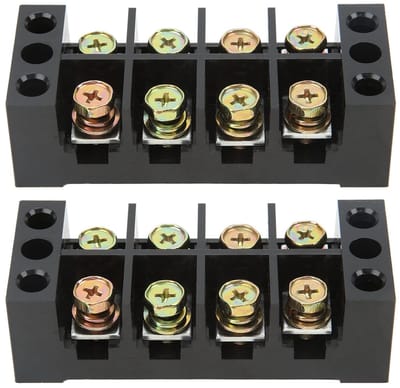 600V 60A Terminal Strip Blok met 3 Groottes en 4 Posities voor Aardeverbinding en Elektrische Installaties