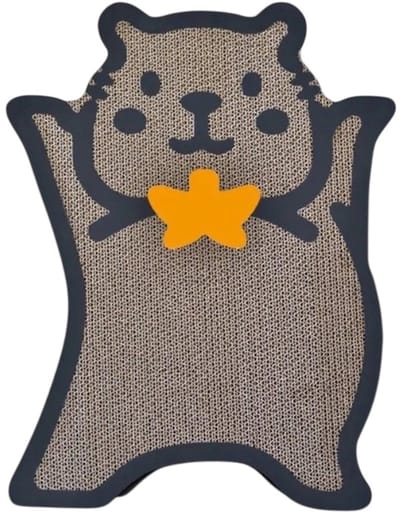 krabkarton - krab karton voor katten 50x40 - krabplank - krabmat - krabmat voor katten - krabplank voor katten - krabmeubel - krabpaal - kattenspeelgoed - kattenspeeltjes - interactief kattenspeelgoed