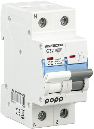 Automatische Magnetische Thermoschakelaar voor Industrie - 1P, 2P, 3P, 6A tot 63A