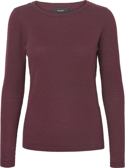 Vero Moda Trui Vmcare Structure Ls O-neck Blou Noo 10136644 Winetasting Dames Maat - XL