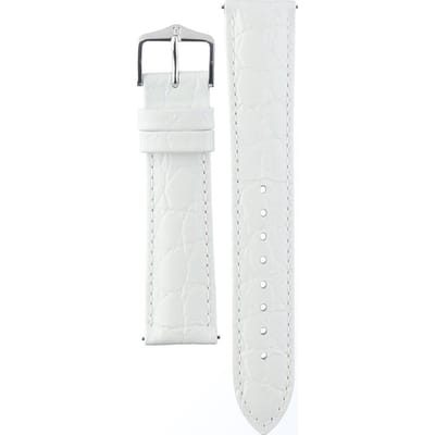 Hirsch 12302800-2-18 Crocograin Horlogeband