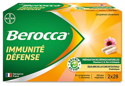 Berocca Verdediging Immuniteit 2 x 28 Plantaardige Capsules