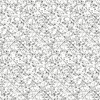 Bazaar - Klassieke Tegel - Behang - Muurdecoratie - Wallpaper - Vliesbehang - Wit -0,53 x 10 M.
