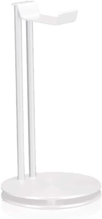 Hoofdtelefoon Houder - Headset Stand Beugel - Bureau Organisatie - Aluminium Constructie - N.v.t. - Wit