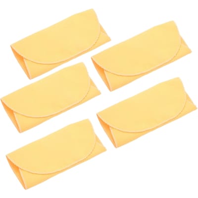 5 Stuks Reinigingsdoekje Wattenstaafje Goede Waterabsorptie Wasbaar Herhaald Gebruik Zachte Fluit Reinigingsset voor beige