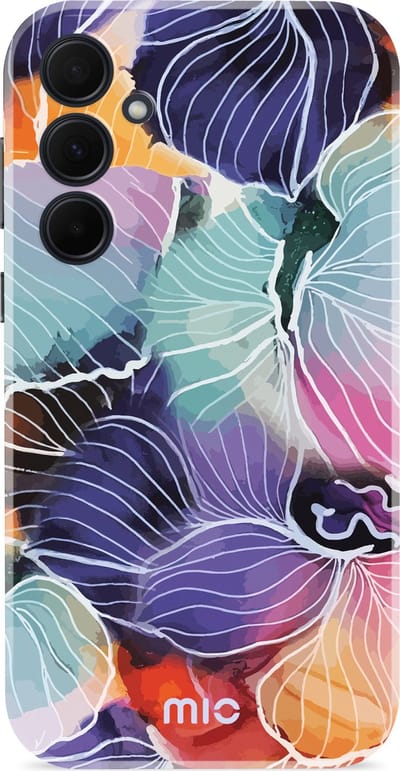 MIO MagSafe Samsung Galaxy A35 Hoesje | Hard Shell Back Cover | Geschikt voor MagSafe | Flowers