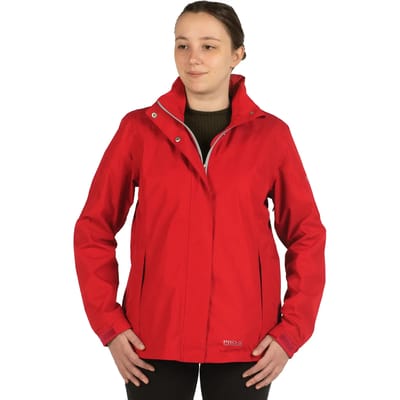 Pro-X Elements - Opbergbare regenjas voor dames - Carrie - Robijnrood - maat 36EU