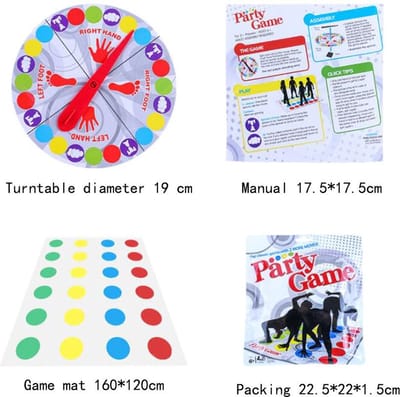 Party Game - Actiespel - Klassiek spel - Draaien - Lachen - Reisverpakking