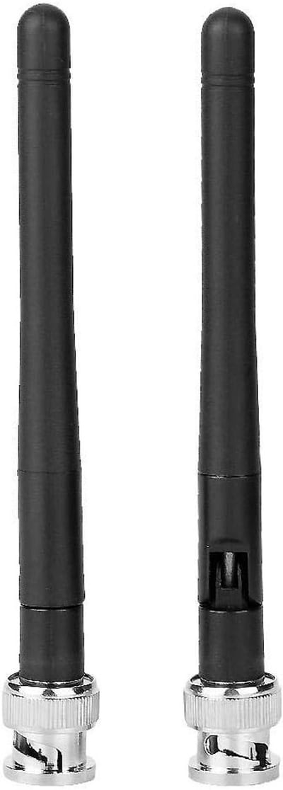 UHF Antennes Set van 2 met BNC Connector voor Sennheiser Ontvangers - Verbeterde Signaalontvangst en Bereik