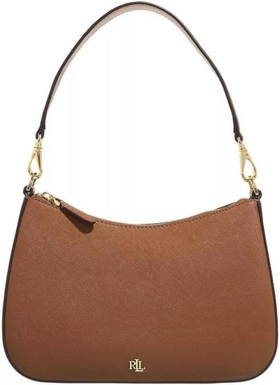 Dames Schoudertas Leer Tan Beige - Middelgrote Crossbody Tas