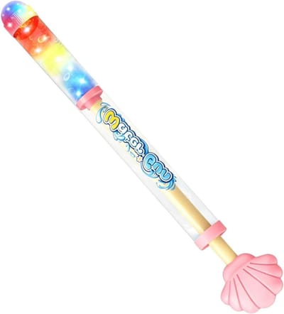 Watersproeier Voor Kinderen - Waterpistool Elektrisch - Zomerse Spelletjes - Oplichtende LED-verlichting - 36 x 7 x 4 cm - Roze