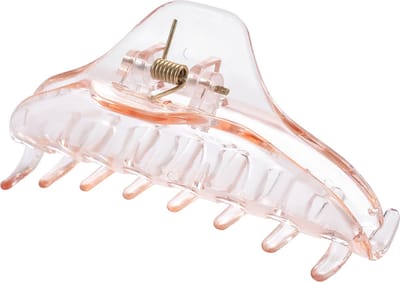 Emilie collection - haarklem - transparant - rosé - doorzichtig