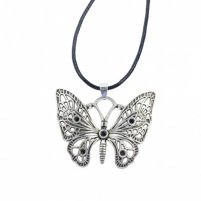 Ketting zilverkleur vlinder verstelbaar - Charme Bijoux