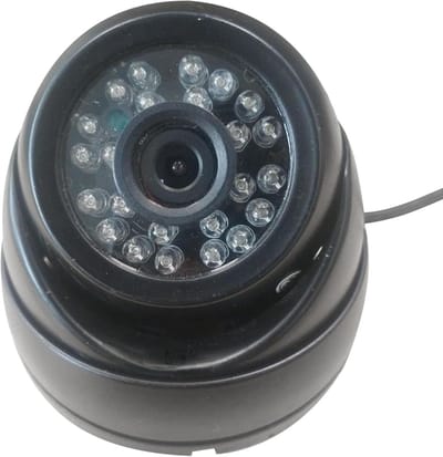 Dome Camera - Bewakingscamera HD - Voertuig Monitoren - Geavanceerd Nachtzicht - 11x11x8.5 cm - Zwart