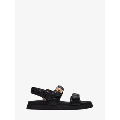 Steve Madden Mona-q Sandals Quilted Size: 37 | Sandals Outlet | Dames | Zwart