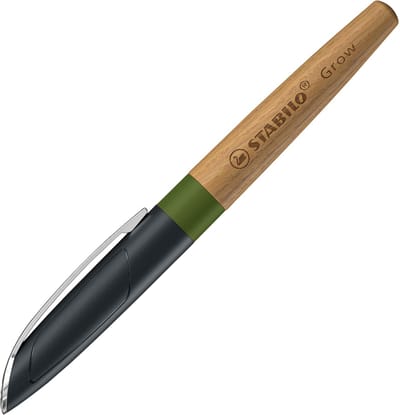 Vulpen STABILO Grow medium mosgroen/eiken | 3 stuks