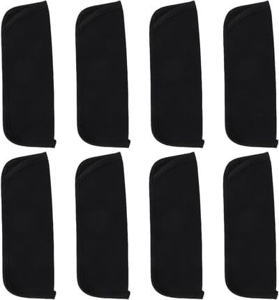 Brillenkoker Set - Brillenhoesjes - Bril Beschermen - Uitgebreide Bescherming - 8 Delig - Zwart