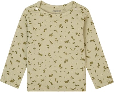 Noppies Tee Guia long sleeve allover print Unisex T-shirt - Maat 50